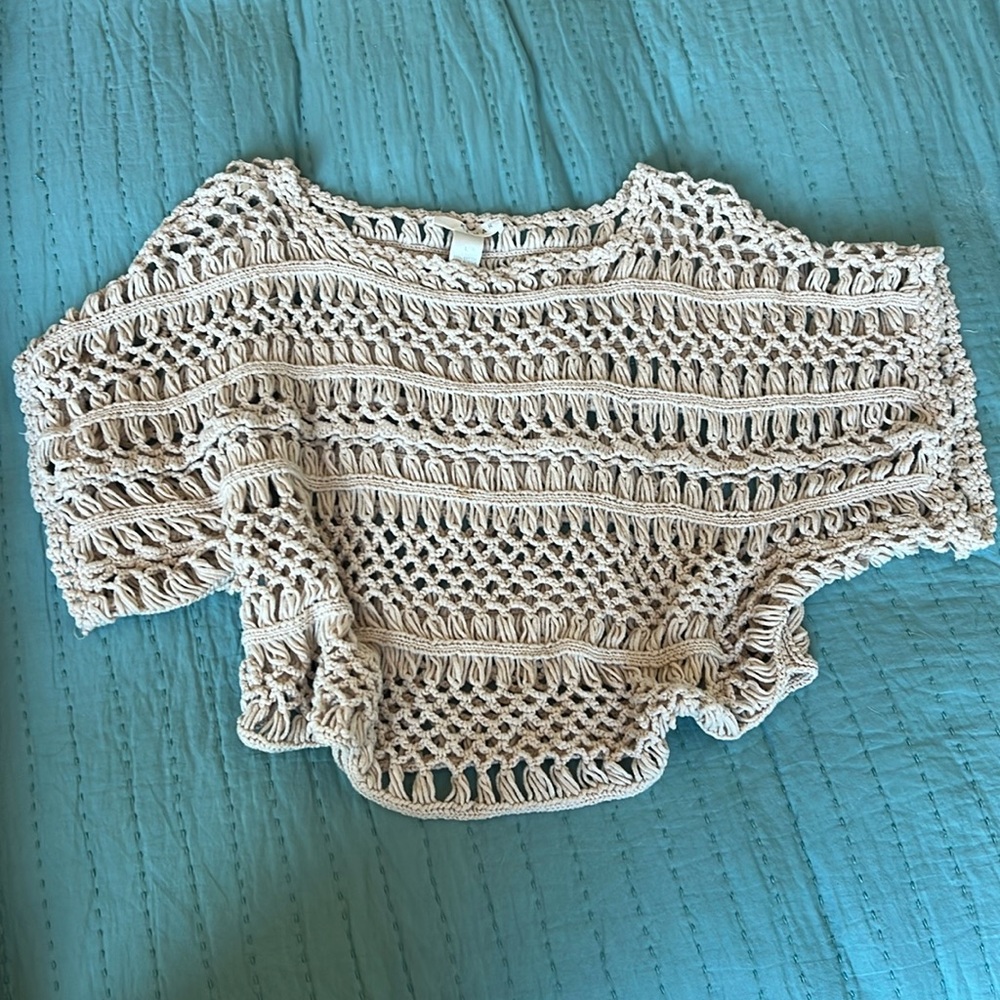 Kenar open crochet top